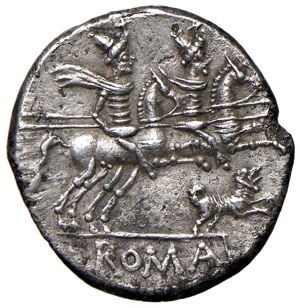 Roman coins Republic - Antestia - C. Antestius - Denarius (146 B.C.) Head...
