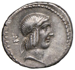 Roman coins Republic - Calpurnia - L. Calpurnius Piso Frugi - Denarius (90...