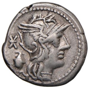 Roman coins Republic - Cassia - C. Cassius - Denario (126 a.C.) Testa di ...