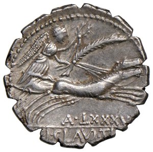 Roman coins Republic - Claudia - Ti. Claudius Ti. - Denarius (79 B.C.) Bus...