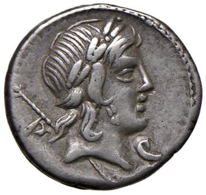 Roman coins Republic - Crepusia - Pub. Crepusius - Denarius (82 B.C.) Test...
