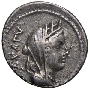 Roman coins Republic - Fabia - C. Fabius C. f. Hadrianus - Denario (102 a...