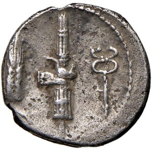 Roman coins Republic - Norbana - Caius Norbanus - Denario (83 a.C.) Testa...