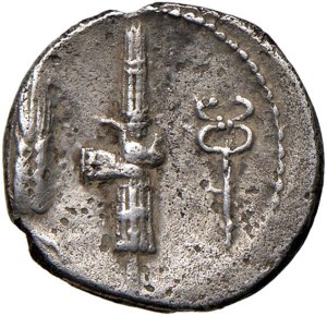 Roman coins Republic - Norbana - Caius Norbanus - Denarius (83 BC) Head...
