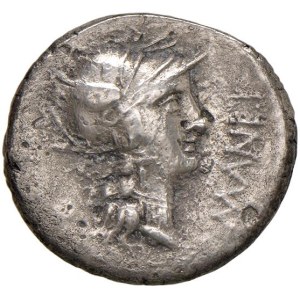Roman coins Republic - Manlia - L. Manlius Torquatus - Denario (82 a.C.) ...