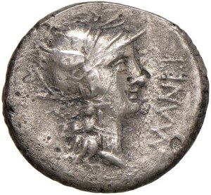 Roman coins Republic - Manlia - L. Manlius Torquatus - Denarius (82 B.C.) ...