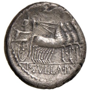 Roman coins Republic - Manlia - L. Manlius Torquatus - Denario (82 a.C.) ...