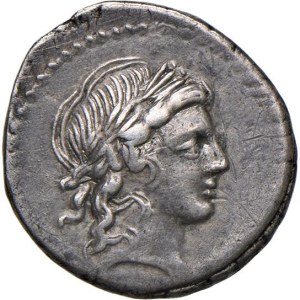Roman coins Republic - Marcia - L. Censorinus - Denarius (82 B.C.) Head d...