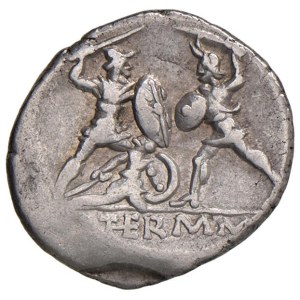 Roman coins Republic - Minucia - Q. Minucius Thermus M. f. - Denario (103...