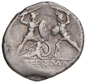 Roman coins Republic - Minucia - Q. Minucius Thermus M. f. - Denarius (103...