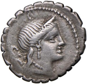 Roman coins Republic - Naevia - C. Naevius Balbus - Denarius (79 B.C.) Tes...