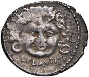 Roman coins Republic - Plautia - L. Plautius Plancus - Denarius (47 BC) ...