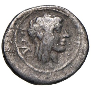 Roman coins Republic - Porcia - M. Porcius Cato - Quinario (89 a.C.) Test...