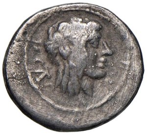 Roman coins Republic - Porcia - M. Porcius Cato - Quinarius (89 B.C.) Test...