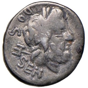 Roman coins Republic - Rubria - L. Rubrius Dossenus - Quinario (87 a.C.) ...