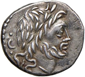 Roman coins Republic - Vettia - P. Vettius Sabinus - Quinarius (99 B.C.) T...