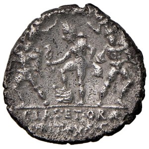 Roman coins Republic - Sesto Pompeo - Denario (42-40 a.C.) Testa a d. - R...
