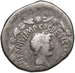 Roman coins Republic - Mark Antony and Octavia - Cistophorus (Ephesus, in the ...