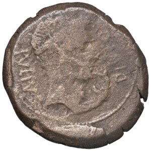 Roman coins Republic - Octavian - Axis (Italic mint) Head to r. - R/ D...