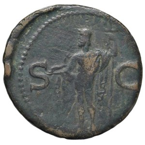 Roman coins Empire - Agrippa - Asse - Testa a s. - R/ Nettuno stante di...