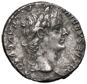 Roman coins Empire - Tiberius (14-37) Denarius - Laureate head to r. - R/...