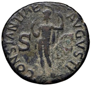 Roman coins Empire - Claudius (34-54) Axis - Head to s. - R/ The Constance...