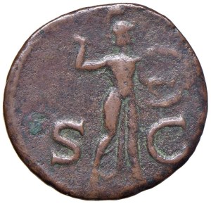 Roman coins Empire - Claudius (41-54) Axis - Head to s. - R/ Minerva and...