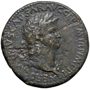 Roman coins Empire - Nerone (54-68) Sesterzio - Testa laureata a d. - R...