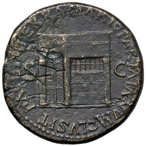 Roman coins Empire - Nerone (54-68) Sesterzio - Testa laureata a d. - R...