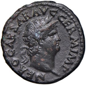 Roman coins Empire - Nero (54-68) Axis - Laureate head right - R/ Tem....