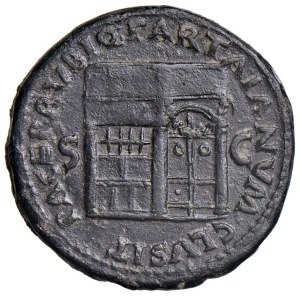 Roman coins Empire - Nero (54-68) Axis - Laureate head right - R/ Tem....