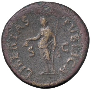 Roman coins Empire - Galba (68-69) Sesterzio - Busto laureato a d. - R/...
