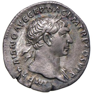 Roman coins Empire - Trajan (98-117) Denarius - Laureate bust to r. - R...