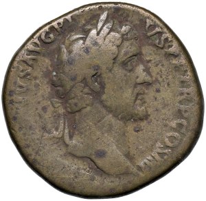 Roman coins Empire - Antoninus Pius (138-161) Sestertius - Laureate head ...