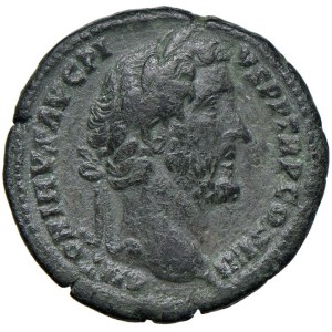 Roman coins Empire - Antonino (138-161) Asse - Testa laureata a d. - R/...