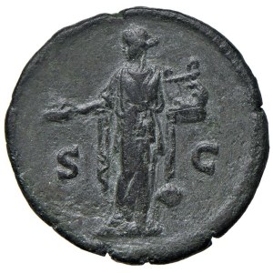 Roman coins Empire - Antonino (138-161) Asse - Testa laureata a d. - R/...