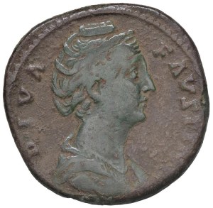 Roman coins Empire - Faustina I (wife of Antoninus Pius) Sestertius - Bu...