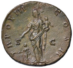 Roman coins Empire - Marcus Aurelius (161-180) Sestertius - Draped bust...