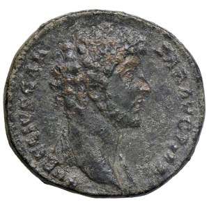 Roman coins Empire - Marco Aurelio (161-180) Asse - Testa a d. - R/ Min...