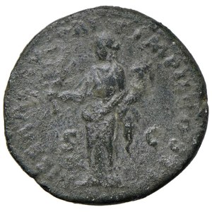 Roman coins Empire - Lucio Vero (161-167) Asse - Busto laureato a d. - ...