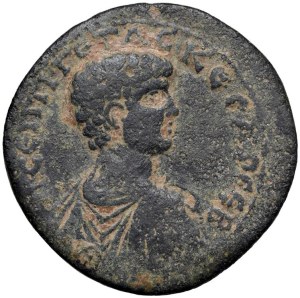 Roman coins Empire - Geta (211-215) AE of Amasia in Pontus - Bust at d....