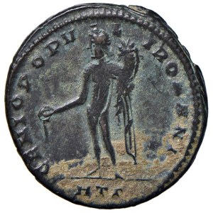 Roman coins Empire - Massimino II (305-307) Follis (Heraclea) Testa lau...