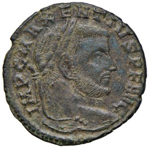 Roman coins Empire - Maxentius (307-312) Follis (Aquileia) Head degree...