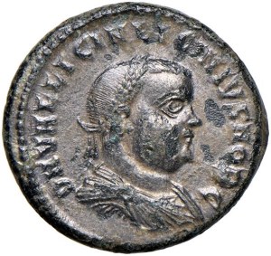 Roman coins Empire - Licinius II (317-324) Follis (Nicodemia) Bust laur...