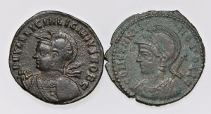 Roman coins Empire - Lot of two follis: anonymous for the mint of Rome ...