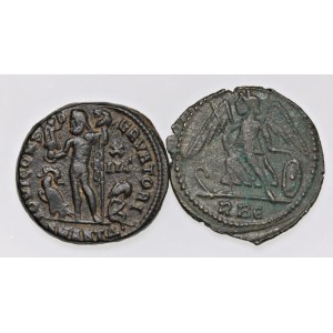 Roman coins Empire - Lotto di due follis: anonimo per la zecca di Roma ...