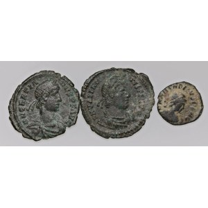 Roman coins Empire - Lotto di tre monete come da foto...