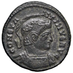 Roman coins Empire - Costantino I (307-337) Follis (Lugdunum) Busto elm...