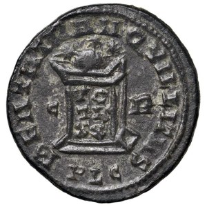 Roman coins Empire - Costantino I (307-337) Follis (Lugdunum) Busto elm...