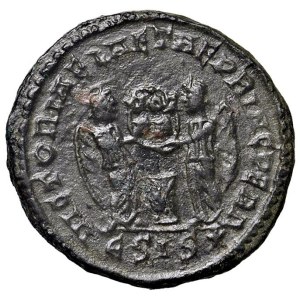 Roman coins Empire - Costantino I (307-337) Follis (Siscia) Busto elmat...